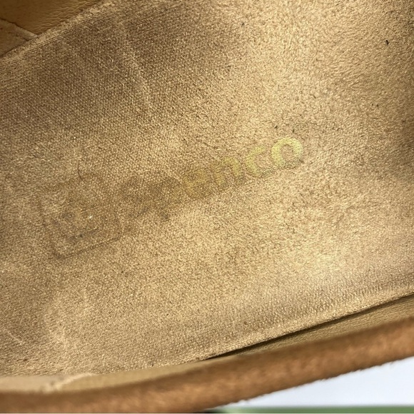 Spenco orthodic Ballet Flat Bailey saddle laser cut suede size 7.5 - Picture 7 of 8